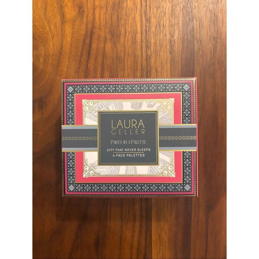 Laura Geller Party in a Palette City That Never Sleeps 4 Face Palettes Set NWOT